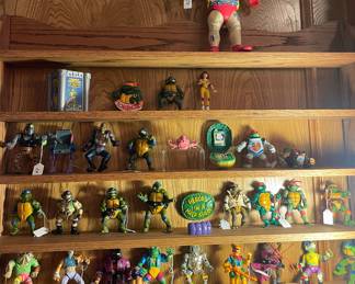 Selection of 1980's Teenage Mutant Ninja Turtles, Accessories and other items