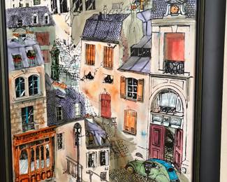Acrylic painting - framed