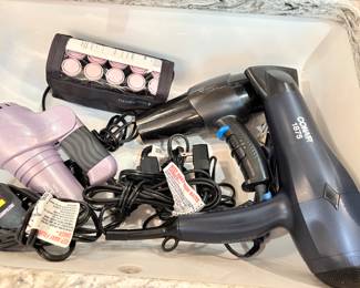 Hair dryers and curlers