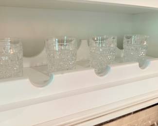set of 4 low-ball glasses