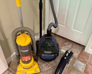 Kenmore and Eureka vacuums