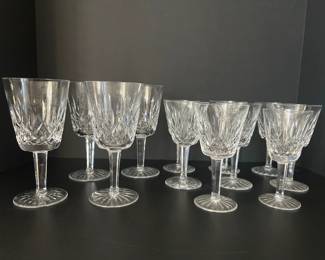 Lot 4626 Waterford Crystal Lismore Goblets