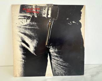 Lot 4528 The Rolling Stones Sticky Fingers 1971 Vinyl LP Album with Zipper