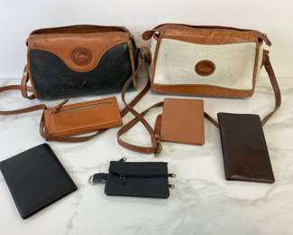 Lot 4549 2 Dooney Bourke Purses Wallet Leather Wallet AS IS