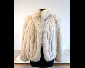 Lot 4581 Vintage Chloe Womens Fox Real Fur Jacket