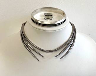Lot 4716 Sterling Silver Jewelry Salvador Teran A. Belgiorno