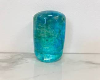Lot 4614 Murano Glass Italy Blown Glass Book End or Paperweight