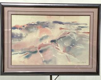 Lot 4817 Vintage Lawrence Goldsmith Watercolor Art Print