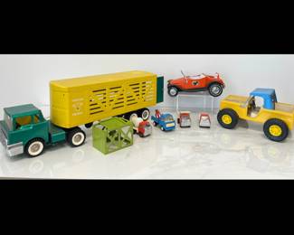 Lot 4636 Vintage Metal Vehicles Marx Structo Buddy L Nylint