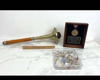 Lot 4806 1987 US Olympic Festival NC Torch Banners Plaque Collectible Pins