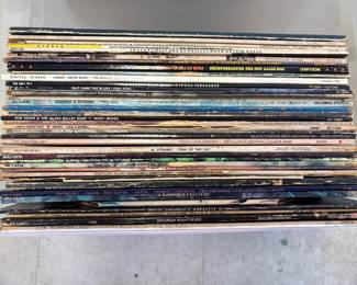Lot 4530 Vintage Vinyl LP Records Beatles Sgt. Peppers Bruce Springsteen Rolling Stones Bob Seger B B King