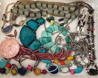 Lot 4705 Costume Jewelry Bright Colors