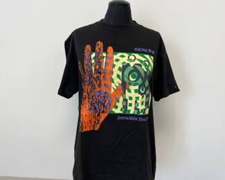 Lot 4613 Vintage Genesis Invisible Touch Concert TShirt