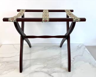 Lot 4593 Vintage Wooden Luggage Rack