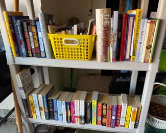 books (james patterson, cookbooks, etc)