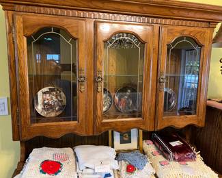 Decorative plates and China Dresser