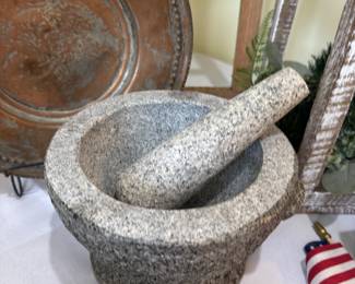 Mortar and pestle
