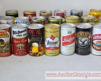 40 Vintage Beer Cans