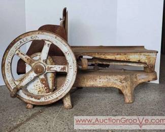 Computing Scale Co. Dayton OH Cast Iron Meat Slicer