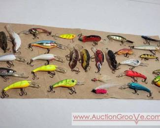1 Fishing Lures. Rapala, Cordell, and Rebel