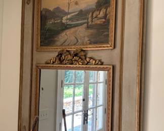mirror with painting