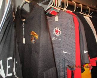 Mizzou and K C Chiefs apparel