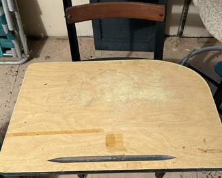 Vintage Student Desk