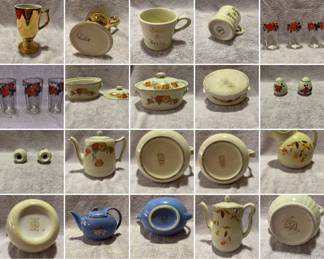 Numerous hall china