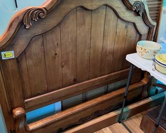 Queen size bed frame head board!