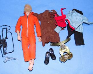 1964 Red Hair / Beard GI Joe with Accessories