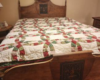 Antique Headboard and Foot Board 