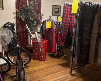 Assortment of men’s clothing and shoes
