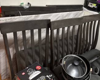 Kitchen table with bench and chairs