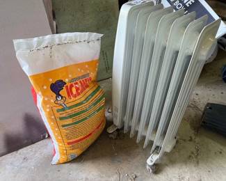 HEATER AND BAG OF ICE MELT
