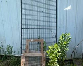 METAL PANEL AND WOODEN PANELED DOOR
