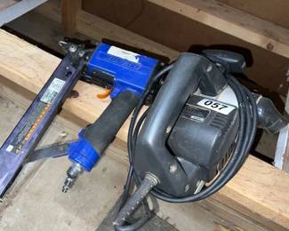 CRAFTSMAN PLANER AND DURALAST AIR NAILER