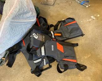 LOT OF LIFE JACKETS