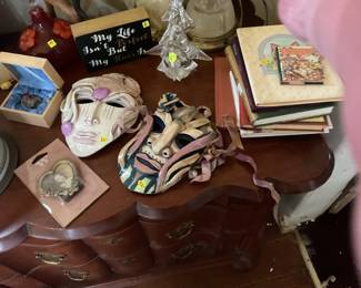 Signed Mardi Gras mask