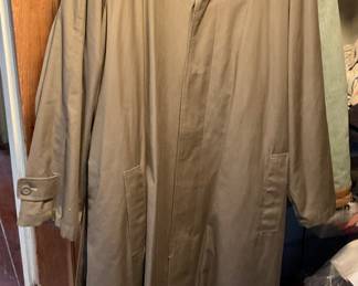 Georgia Armani trench coat