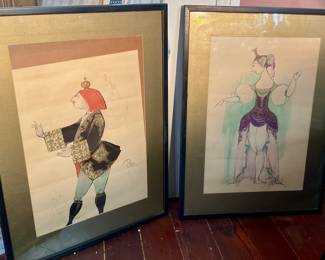Framed drawings