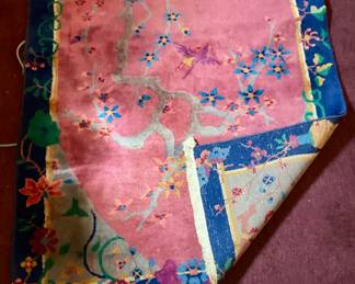 Front and back of small carpet