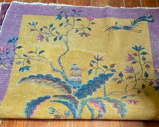 Back of carpet, art deco Chinese