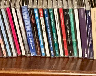 Lots of compact disk, nice selection
