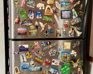 Refrigerator magnet collection