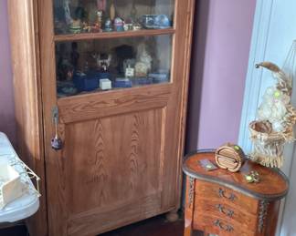 Rustic display cabinet