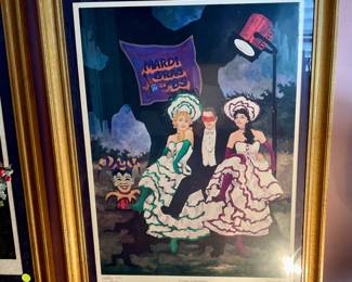 Rodrigue print Mardi Gras 85