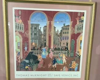 Thomas McKnight, save Venice print