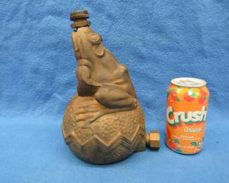 Lot 374. Cast iron frog lawn sprinkler made by Nuydea