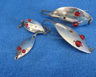 Lot 139. Four Hoffschneider Red Eyes: (2) 3" and one 2" and one 1 3/4"