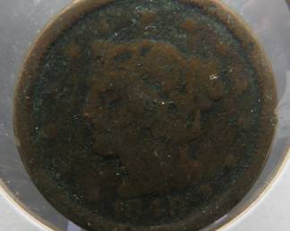 Lot 413. 1848 Large Cent